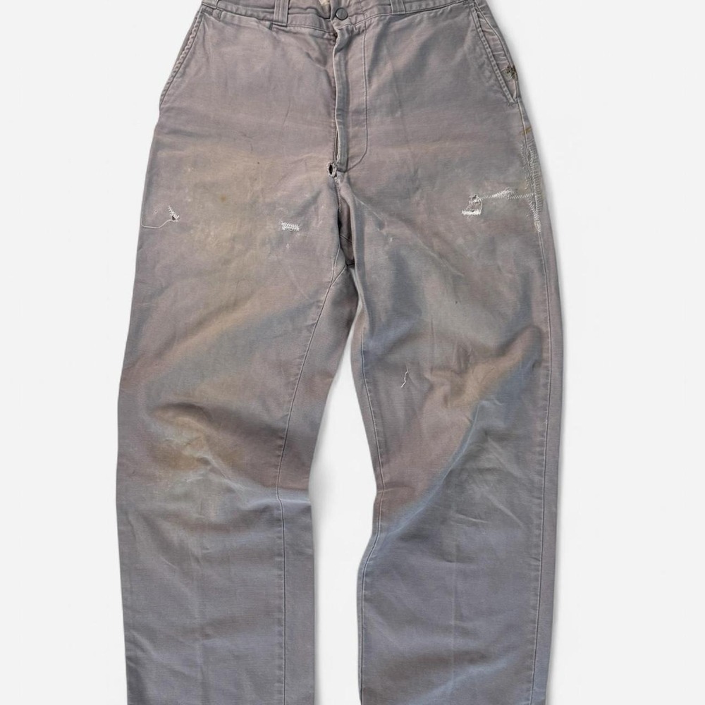 Vintage 1950s Hercules mountain cloth gusset crotch work trousers
